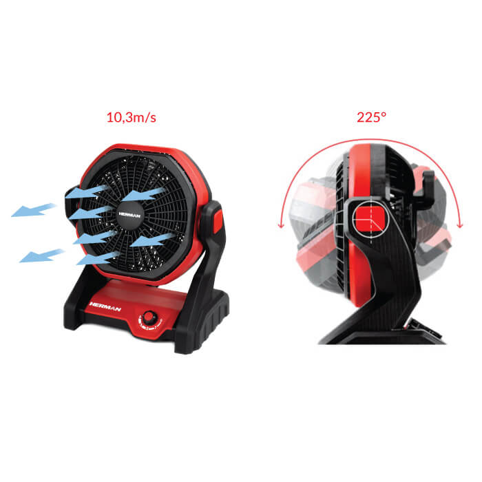 AKCIA! Aku rázový skrutkovač HERMAN AXI-1801 | 18,0 V Komplet | Aku ventilátor ZADARMO