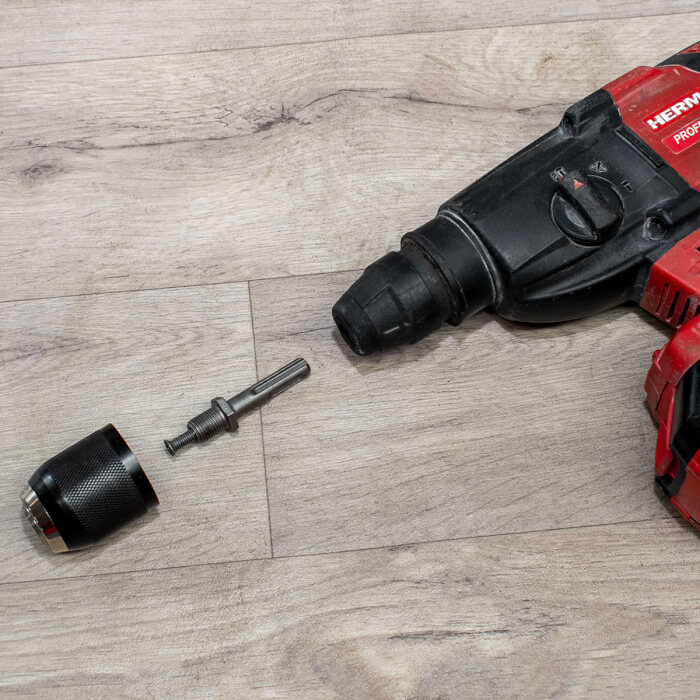 Adaptér SDS-plus / ½ʺ- 20 UNF HERMAN DC-80 Pre vŕtacie kladivá SDS-plus