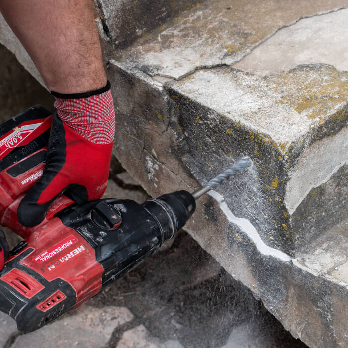 Vrták SDS-plus HERMAN DC-21 Triton Do stavebných materiálov