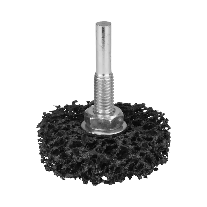 Čistiaci kotúč na stopke HERMAN FWK-10/S Dragon Black 50x13x6mm | STRIP-IT + SiC