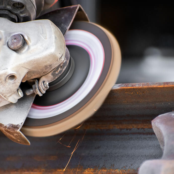 Kombinovaný lamelový kotúč HERMAN LWR-11 Area ZirTex Brúsivo: Zirconia & Non-woven