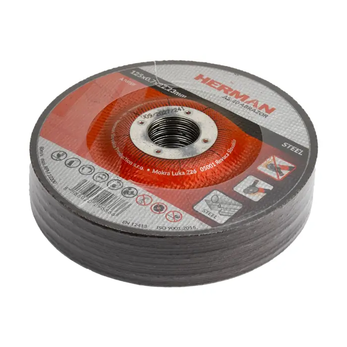 Rezný kotúč HERMAN AS-40 Abrazor Na oceľ s prelisom