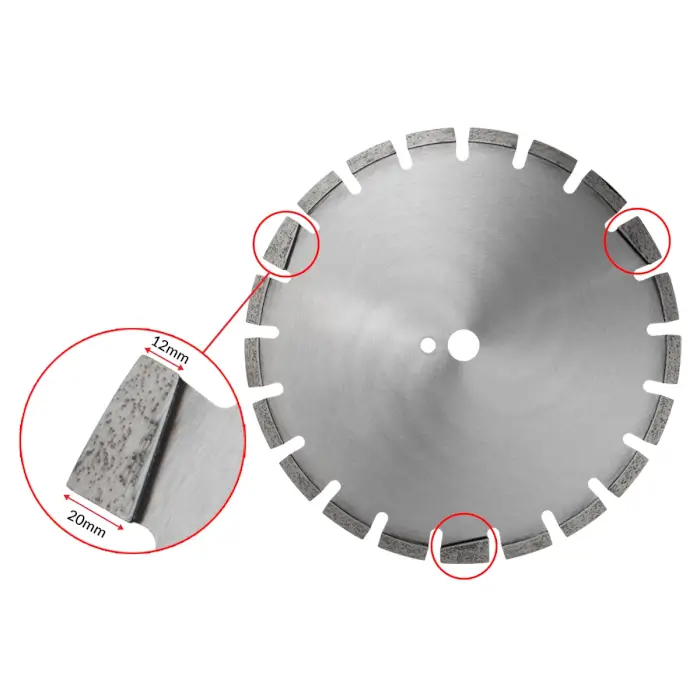 Diamantový kotúč HERMAN BD-65 Asphalt Na asfalt a nevyzretý betón
