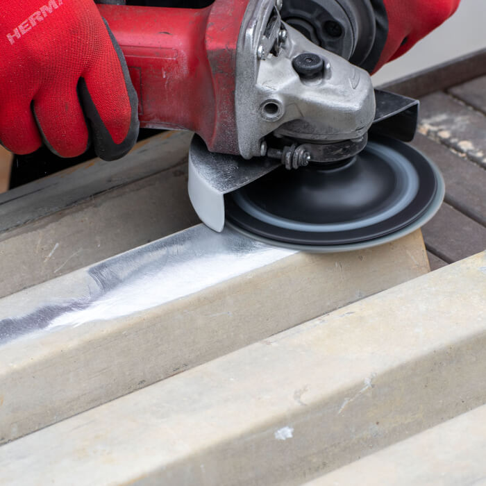 Fíbrový brúsny kotúč HERMAN FR-10 Na nerez