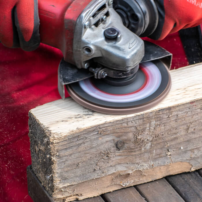 Lamelový kotúč - korund.zrno HERMAN LS-10 Area Na oceľ