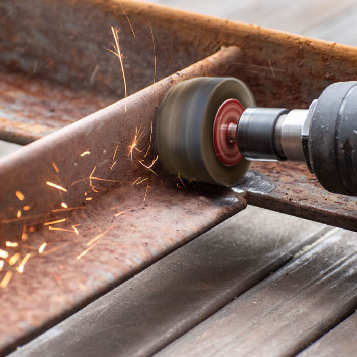 Brúsny kotúč na stopke HERMAN FWS-10/S Brúsivo: corundum