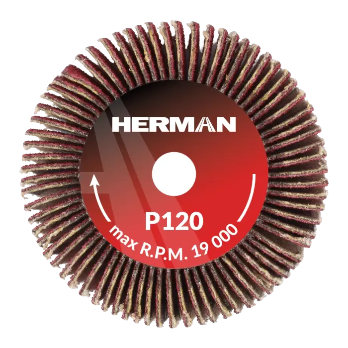 Brúsny kotúč na stopke HERMAN FWX-10/S 40x20x6mm | Ceramic | P120