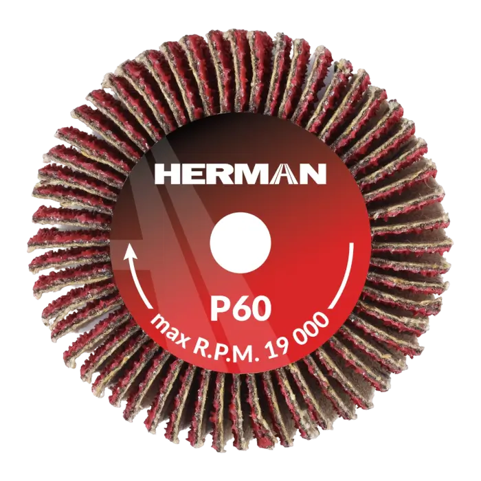 Brúsny kotúč na stopke HERMAN FWX-10/S 40x20x6mm | Ceramic | P60