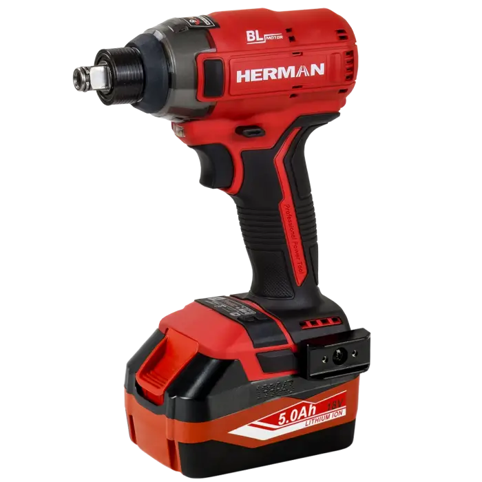 Rázový skrutkovač / uťahovač HERMAN AXI-1801 | 18,0 V 5Ah | Komplet | Záruka: 3 roky