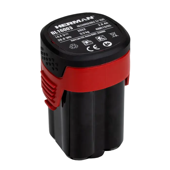 Li-ion akumulátor HERMAN BL 16003 14,4V | 2Ah