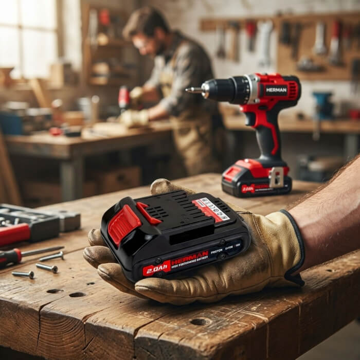 Li-ion akumulátor HERMAN BL 18045A 18V | 2Ah