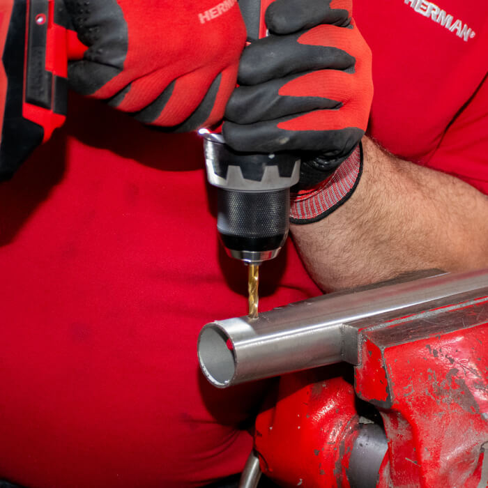 Vrták do kovu HERMAN DM-30 HSS-G TiN Do ocele, liatiny a bronzu