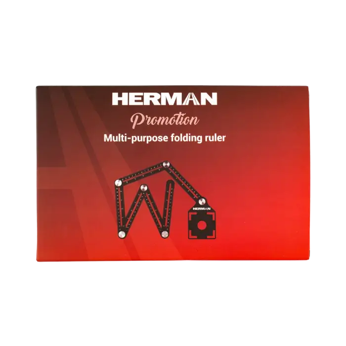 Multifunkčné pravítko HERMAN PT-16 S označovaním miesta na otvory