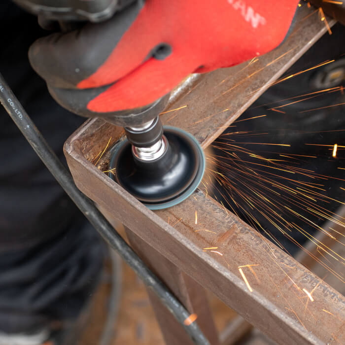 Fíbrový kotúč Quick Change HERMAN MFR-10/QC-RS Brúsivo: zirconia