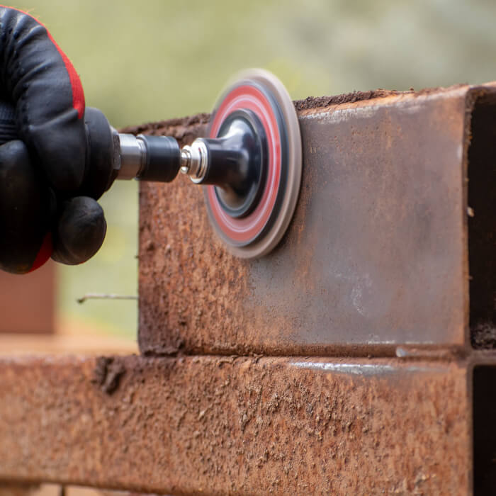 Lamelový kotúč Quick Change HERMAN MLR-10/QC-RS Brúsivo: zirconia