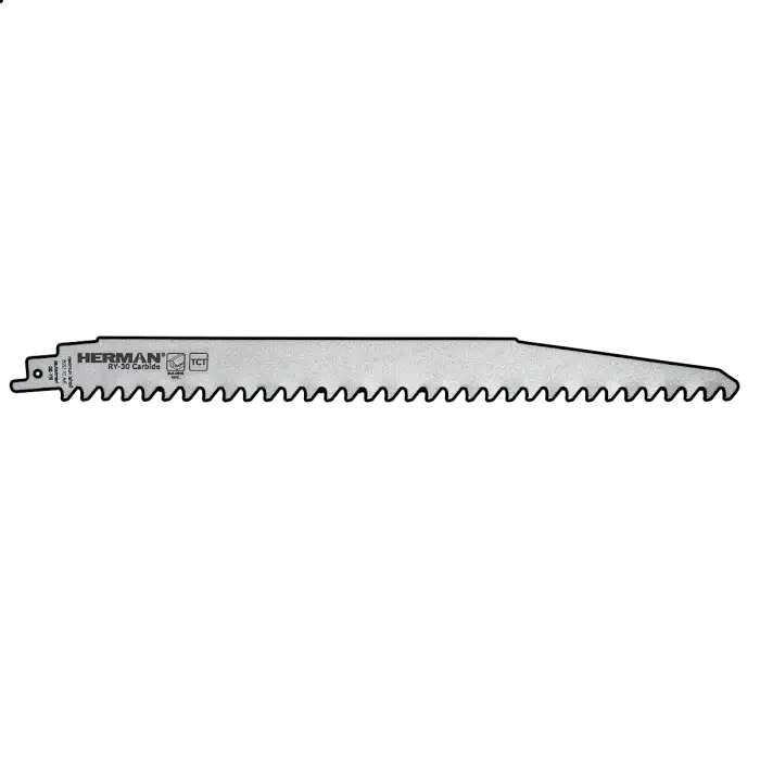 Pílový list HERMAN RY-30 Carbide 300/280x25,4x1,25mm| 3TPI| Pre chvostové píly