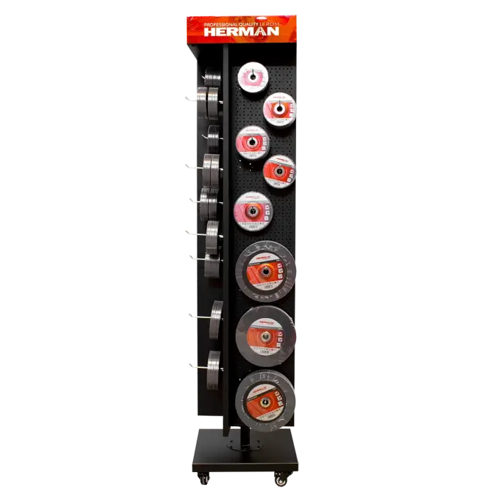 Predajný stojan otočný MODUL SS-R / H 1300+ kusov produktov HERMAN