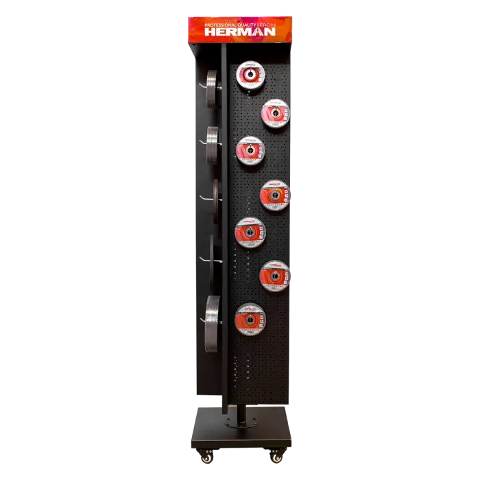 Predajný stojan otočný MODUL SS-R / E 970+ kusov produktov HERMAN