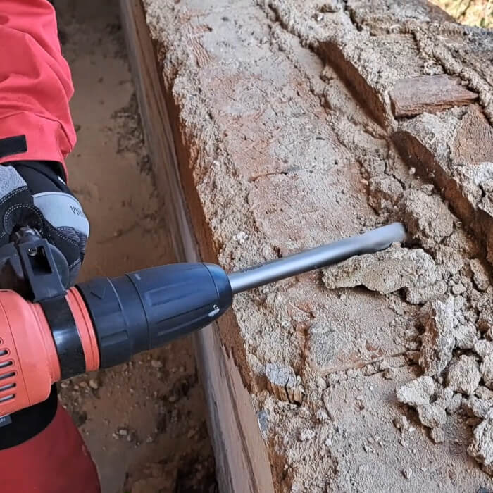 Sekáč SDS-max HERMAN MH-31 Spade Waved Lopatkový do muriva a na omietky