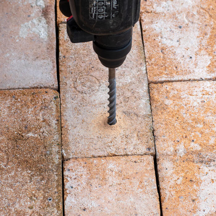 Sada vrtákov SDS-plus HERMAN QDC-21 Triton 4 ks vrtákov v sade