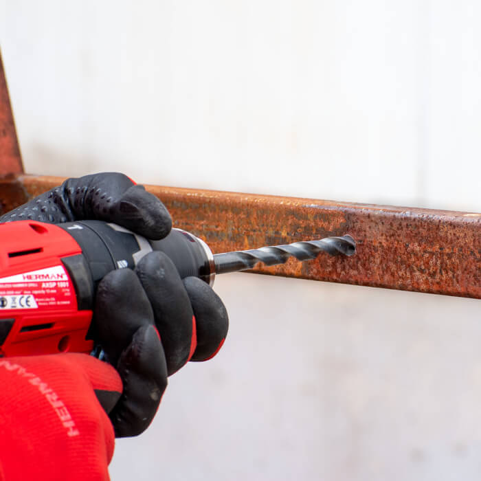 Sada vrtákov do kovu DIN 338 HERMAN QDM-12 HSS-R 25 ks vrtákov v sade