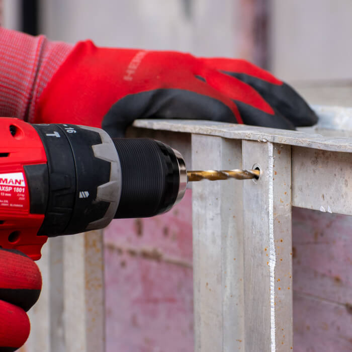 Sada vrtákov do kovu HERMAN QDM-30 HSS-G TiN 5ks vrtákov v sade