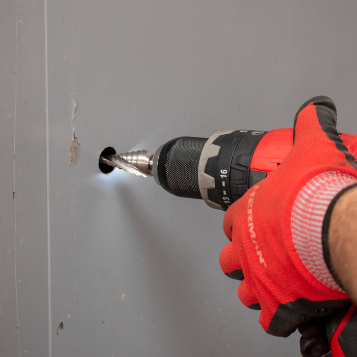 Sada stupňovitých vrtákov HERMAN QDM-60 HSS 3 ks vrtákov v sade