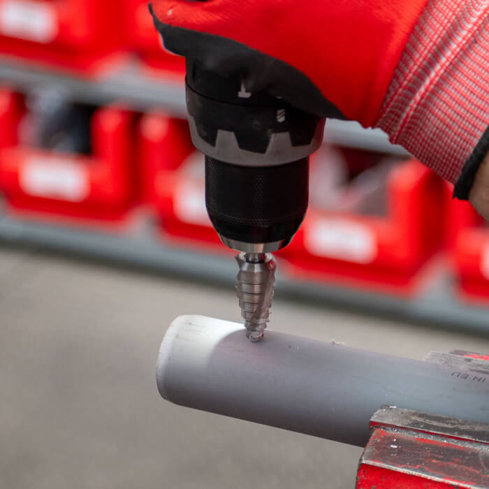 Sada stupňovitých vrtákov HERMAN QDM-60 HSS 3 ks vrtákov v sade