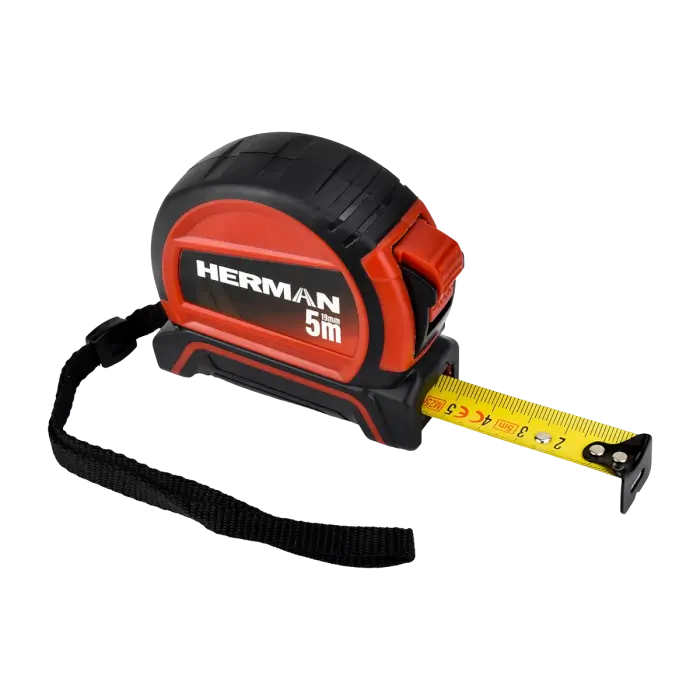 Zvinovací meter HERMAN PT-26 5m / šírka pásky 19mm