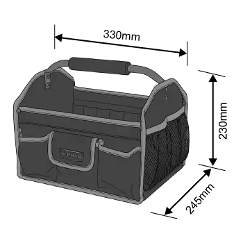 Taška na náradie HERMAN PB-45 ToolBag Pre každodenné použitie