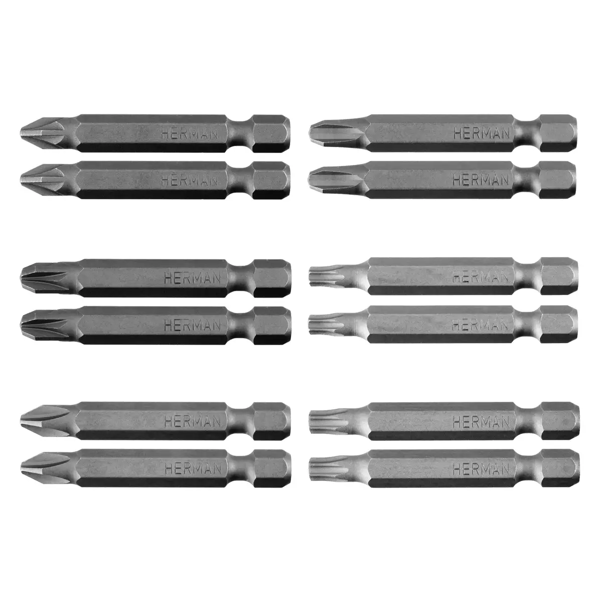 Sada bitov Classic HERMAN QSB-15 12 ks bitov v sade