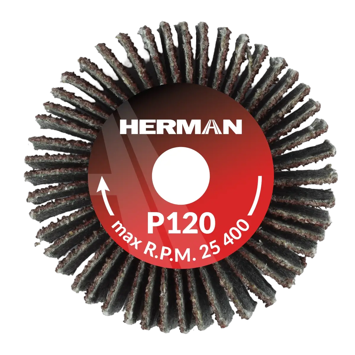 Brúsny kotúč na stopke HERMAN FWS-10/S 30x10x6mm | Corundum | P120