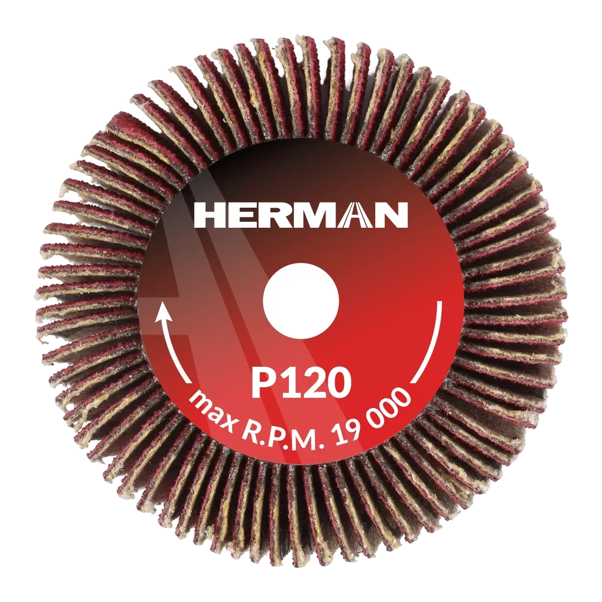 Brúsny kotúč na stopke HERMAN FWX-10/S 40x20x6mm | Ceramic | P120