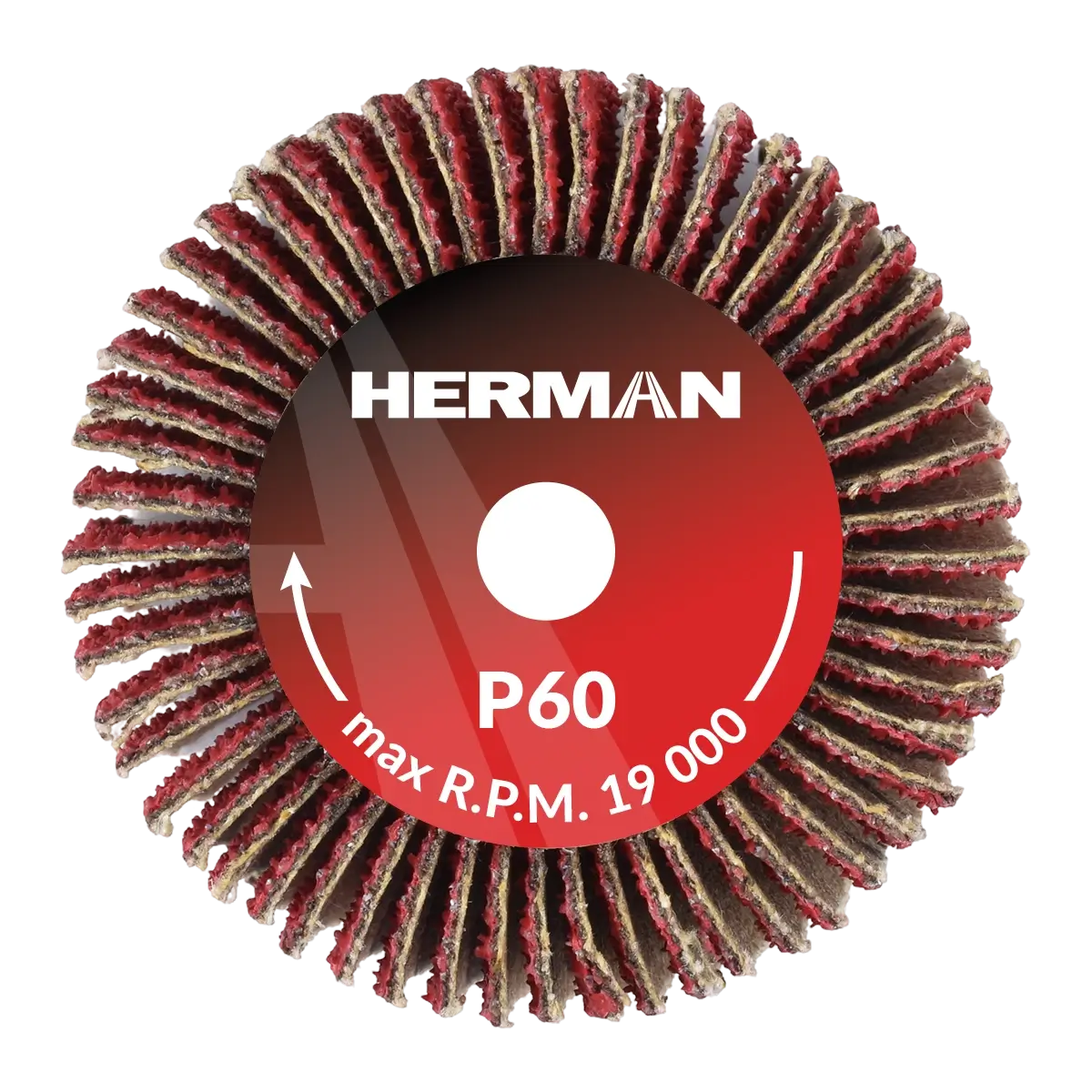 Brúsny kotúč na stopke HERMAN FWX-10/S 40x20x6mm | Ceramic | P60