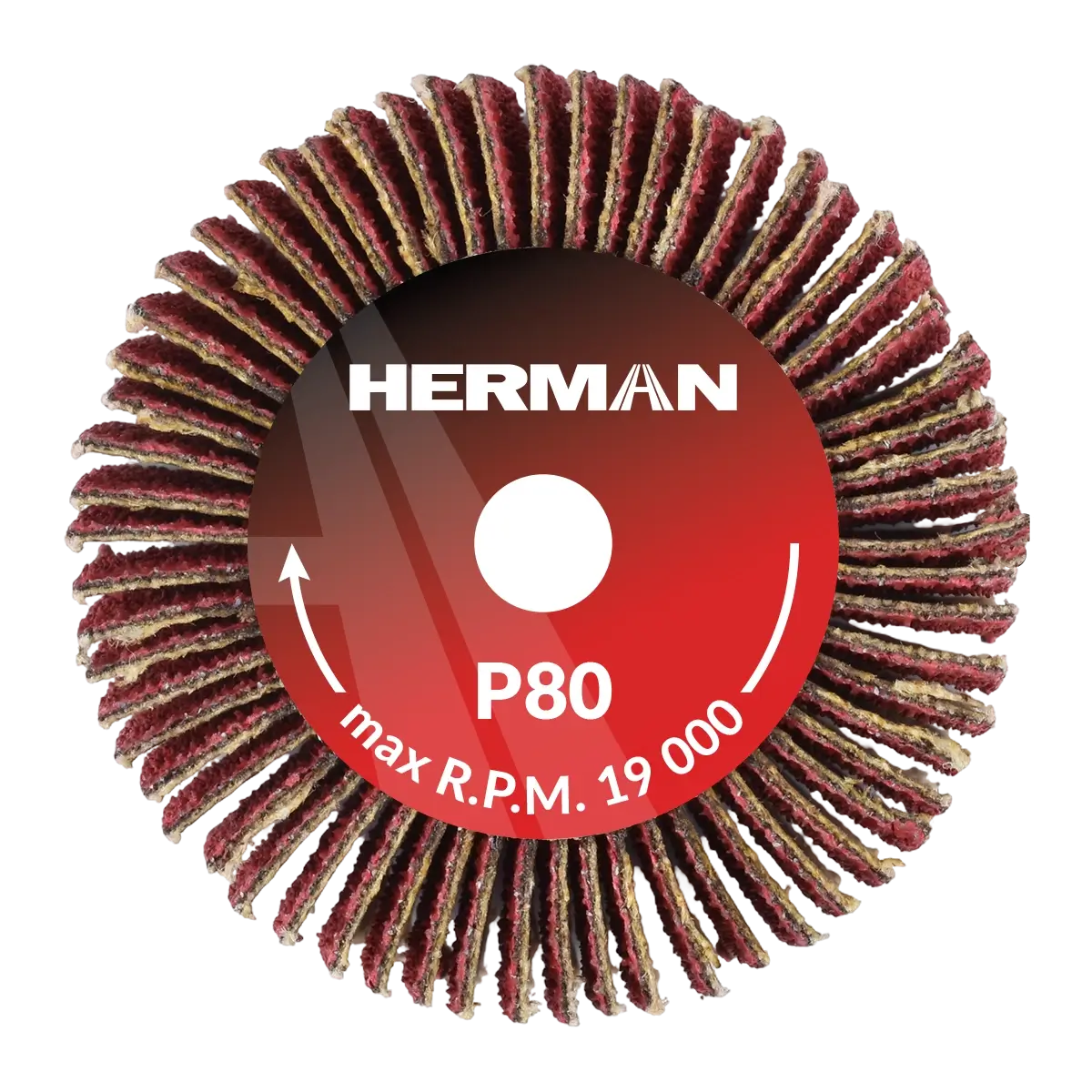 Brúsny kotúč na stopke HERMAN FWX-10/S 40x20x6mm | Ceramic | P80