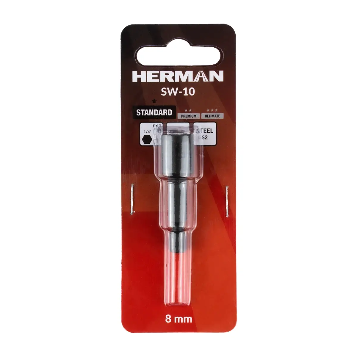 Nástrčný kľúč Classic HERMAN SW-10 ¼" šesťhranná stopka