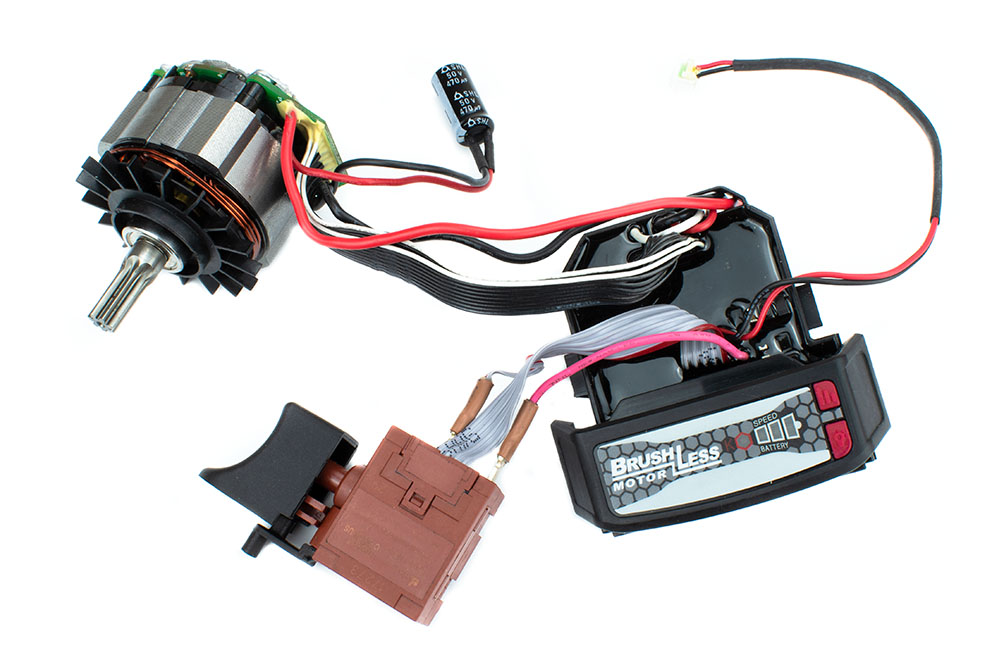 Obr. 4. BLDC motor a ovládacia elektronika ako jeden celok